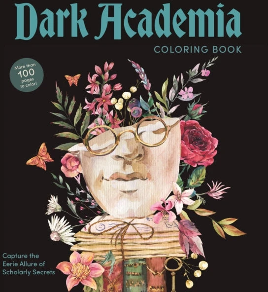 KNYGA Bookshop Dark Academia Coloring Book