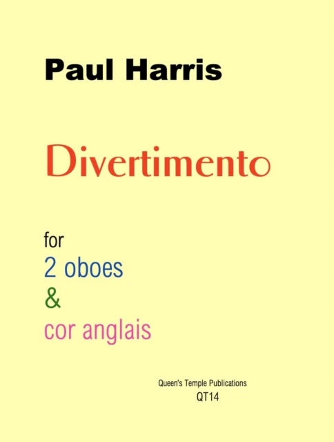 KNYGA Bookshop Divertimento (2 oboes &amp; cor anglais)