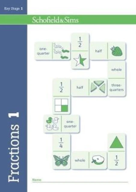 KNYGA Bookshop Fractions, Decimals and Percentages Book 1 (Year 1, Ages 5-6)