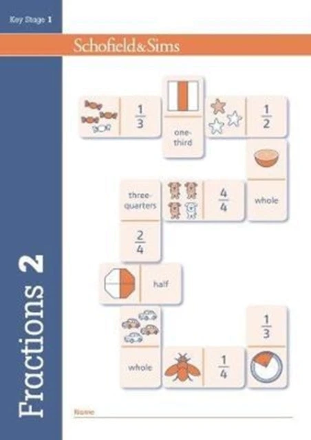 KNYGA Bookshop Fractions, Decimals and Percentages Book 2 (Year 2, Ages 6-7)