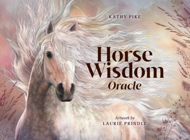 Blue Angel Mėlyna Angel Mėlyna Angel Horse Wisdom Oracle Kortos