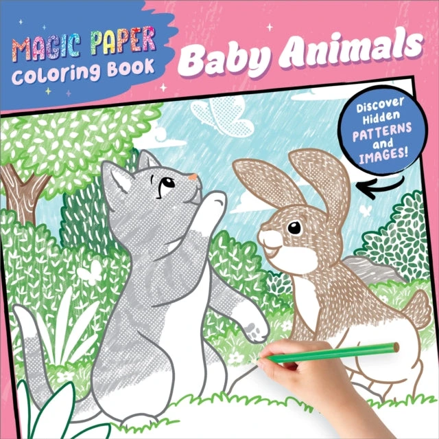 KNYGA Bookshop Magic Paper Coloring Book: Baby Animals