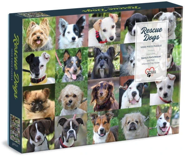 Dėlionė Galison Rescue Dogs 1000 Piece Puzzle