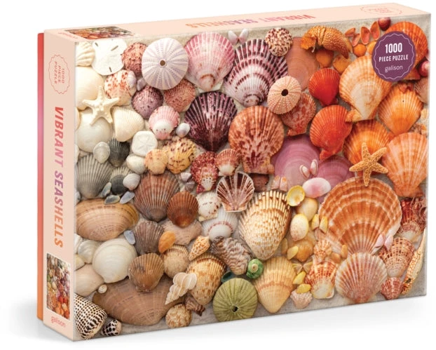 Dėlionė „Galison Vibrant Seashells“, 1000 detalių