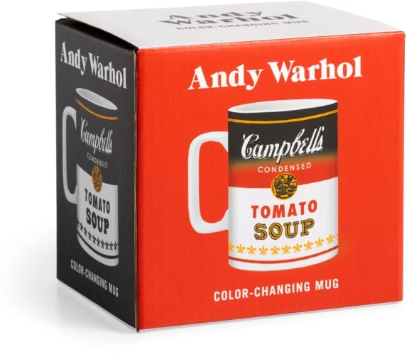 KNYGA Bookshop Warhol Soup Can Color Changing Ceramic Mug