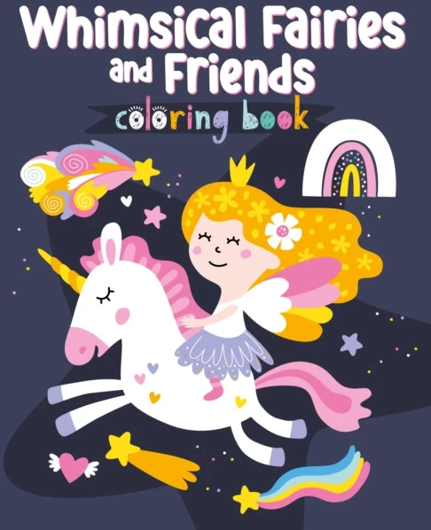 KNYGA Clorophyl Editions Whimsical Fairies Coloring Book