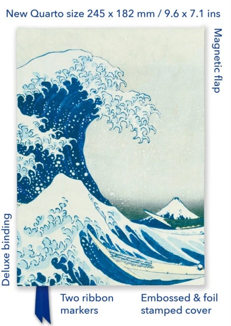 KNYGA „Flame Tree Studio“ Katsushika Hokusai: Didžioji banga (foliotuotas kvarto žurnalas)