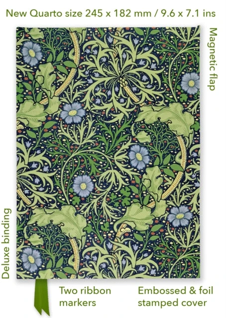 KNYGA „Flame Tree Studio“ William Morris: Jūros dumbliai (folio drožlių žurnalas)