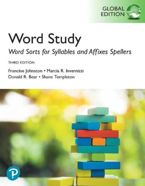 KNYGA Francine Johnston Word Sorts for Syllables and Affixes Spellers, Global Edition