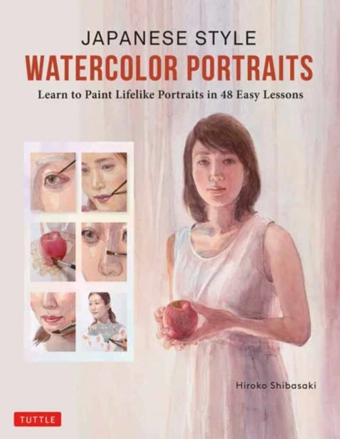 KNYGA Hiroko Shibasaki Japanese Style Watercolor Portraits