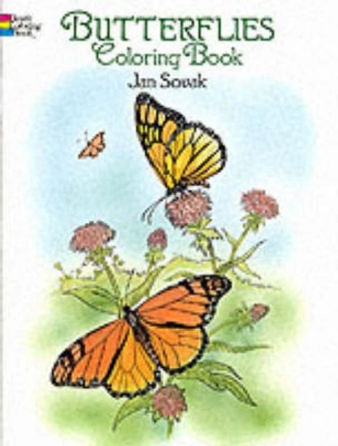 KNYGA Jan Sovak Butterflies Coloring Book