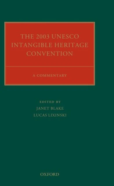 KNYGA Janet Blake 2003 UNESCO Intangible Heritage Convention