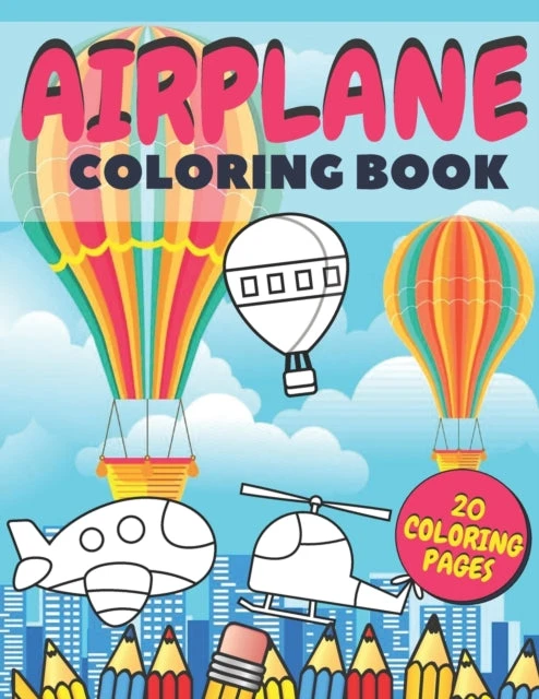 KNYGA Monana Go Airplane Coloring Book