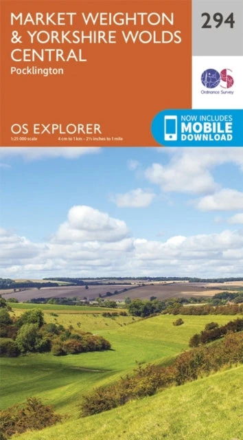 KNYGA Ordnance Survey Market Weighton and Yorkshire Wolds Central