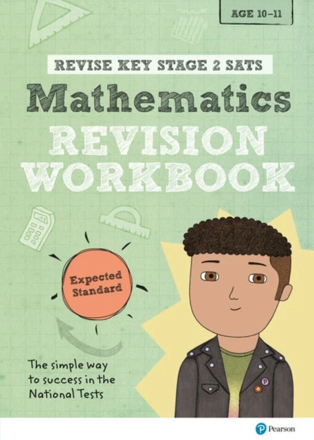 KNYGA Paul Flack Pearson REVISE Key Stage 2 SATs Maths Revision Workbook - Expected Standard for 2026, 2027 exams