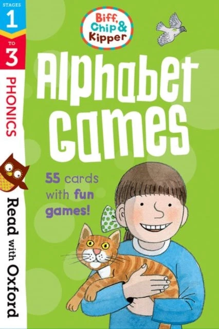 KNYGA Roderick Hunt Read with Oxford: Stages 1-3: Biff, Chip and Kipper: Alphabet Games Flashcards