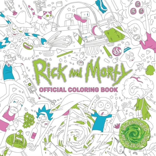 KNYGA Titan Books Rick and Morty Official Coloring Book