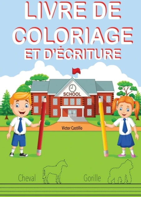 KNYGA Victor I Castillo Livre de Coloriage Et d'Ecriture