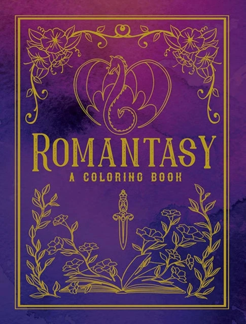 KNYGA Ana Bidault Romantasy Coloring Book