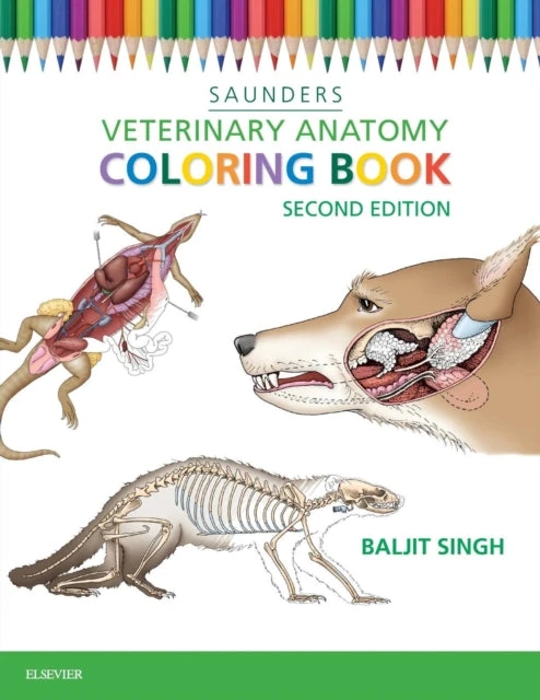 KNYGA Baljit Singh Veterinary Anatomy Coloring Book
