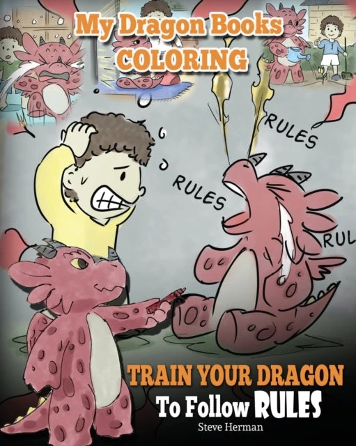 KNYGA Bookshop My Dragon Books Coloring - Train Your Dragon To Follow Rules