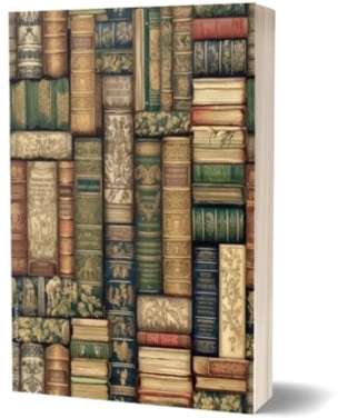 KNYGA Bookshop Vintage Books Notebook