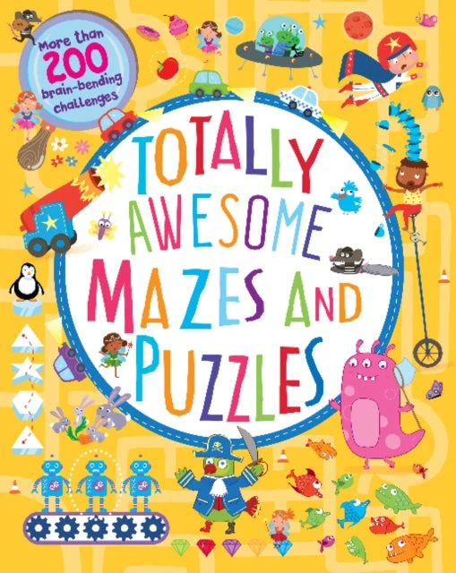 KNYGA Cottage Door Press Totally Awesome Mazes and Puzzles (Activity book for Ages 6 - 9)