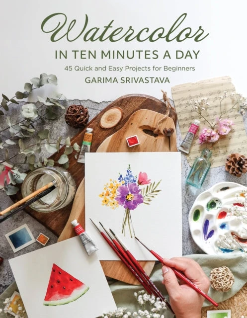 KNYGA Garima Srivastava Watercolor in 10 Minutes a Day