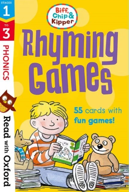 KNYGA Roderick Hunt Read with Oxford: Stages 1-3: Biff, Chip and Kipper: Rhyming Games Flashcards
