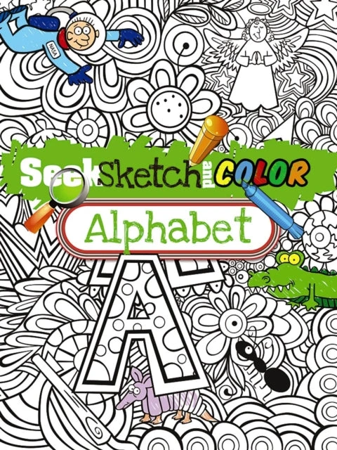 KNYGA Susan Shaw Russell Seek, Sketch and Color -- Alphabet