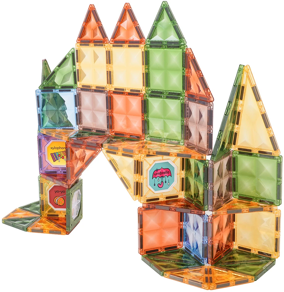 3D magnetinių blokelių rinkinys 85 vnt