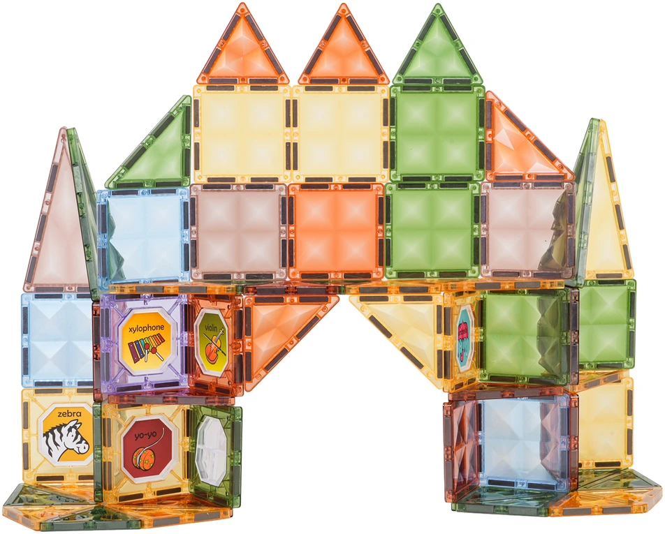 3D magnetinių blokelių rinkinys 85 vnt