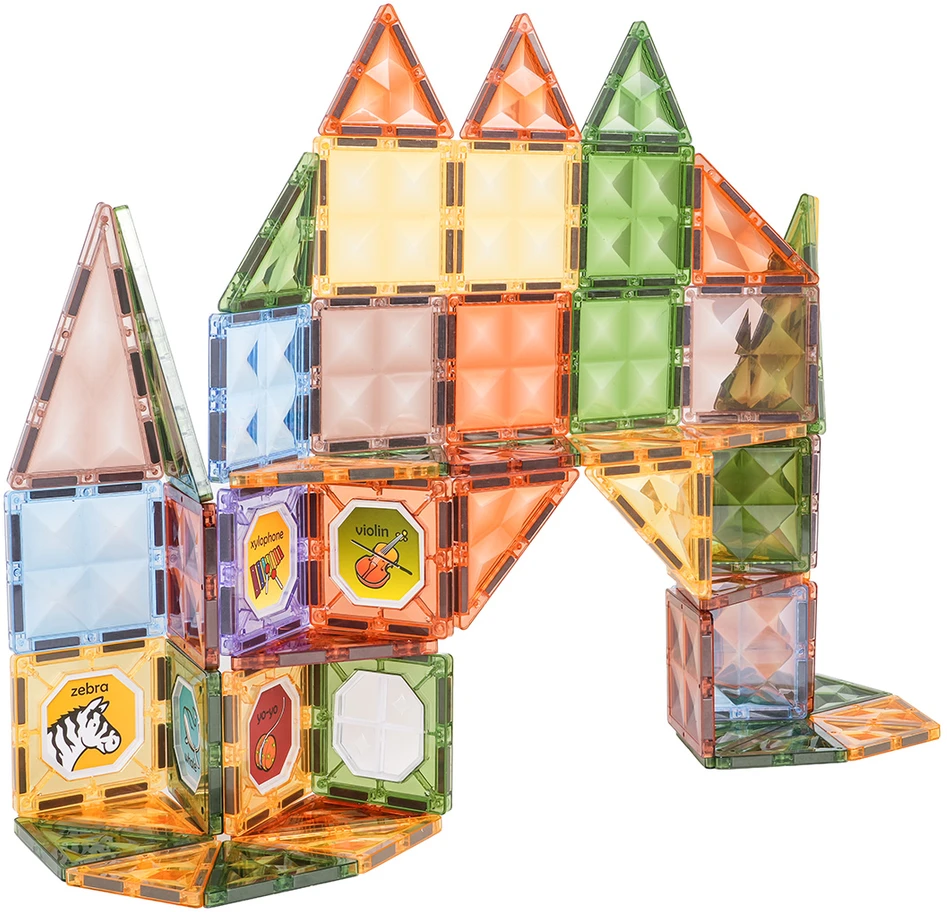 3D magnetinių blokelių rinkinys 85 vnt