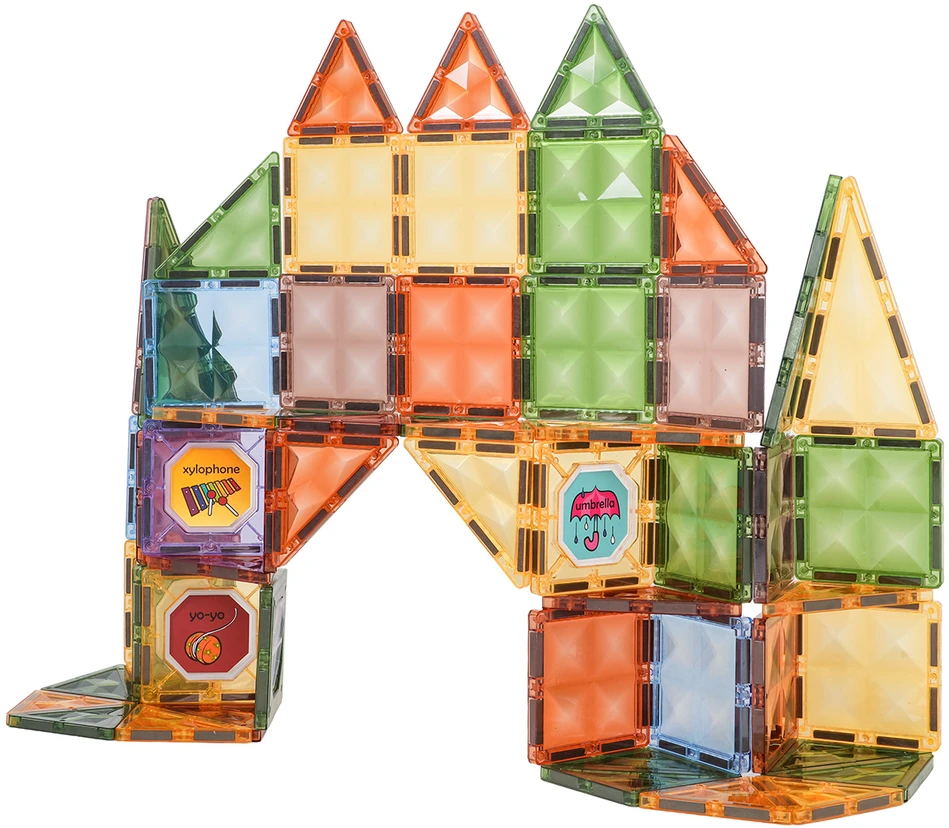 3D magnetinių blokelių rinkinys 85 vnt