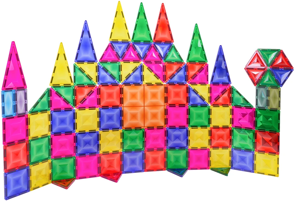 3D magnetinių blokelių rinkinys 93 vnt