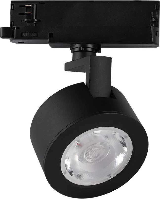 V-tac 30W LED šviestuvas į bėgelius, juodas, 3000/4000/6400K