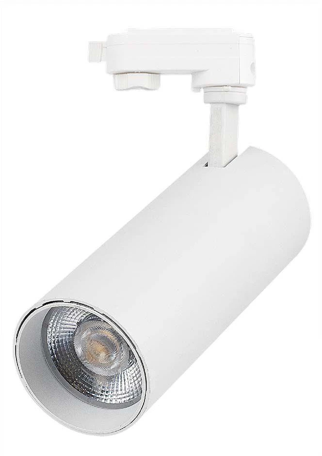 V-tac 40W LED šviestuvas į bėgelius, baltas, 3000/4000/6400K