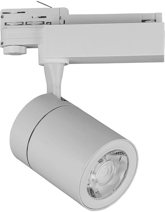 V-tac 35W LED šviestuvas į bėgelius, baltu korpusu, 6400K