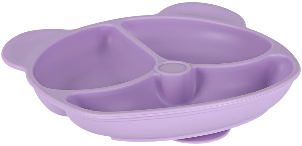 Vaikiškų silikoninių įrankių rinkinys 8 vnt violetinės spalvos