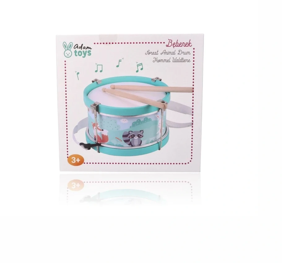 Adam Toys Vaikiškas muzikinis instrumentų rinkinys su vovere, nuo 3 metų, medinis, miętinis
