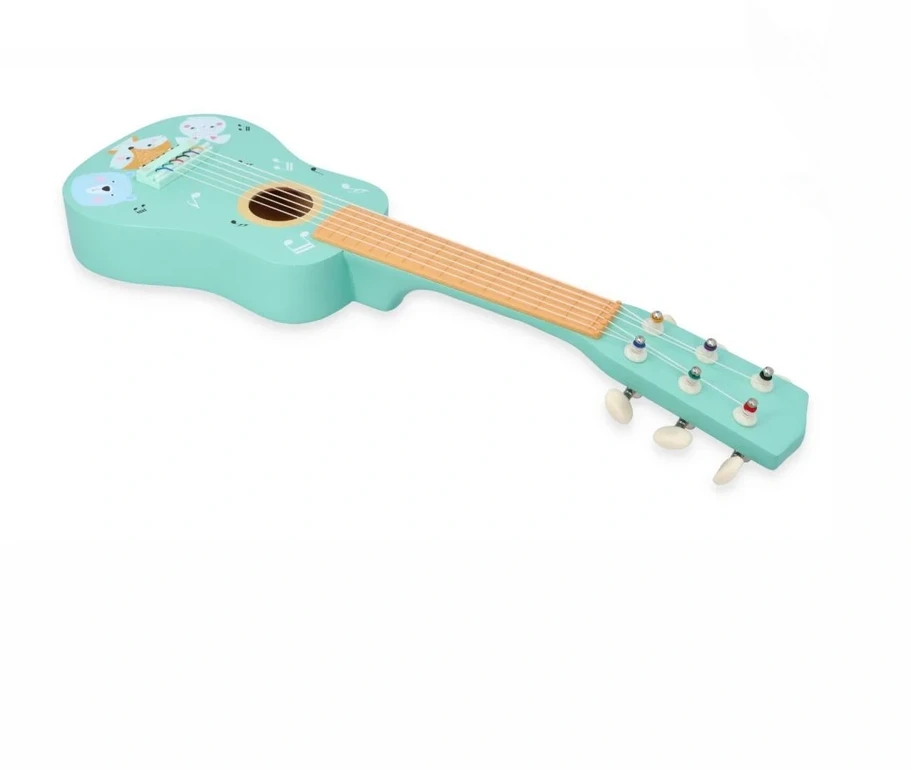 Adam Toys Vaikiškas muzikinis instrumentų rinkinys su vovere, skatina kūrybiškumą, nuo 3 metų, mėtų spalvos
