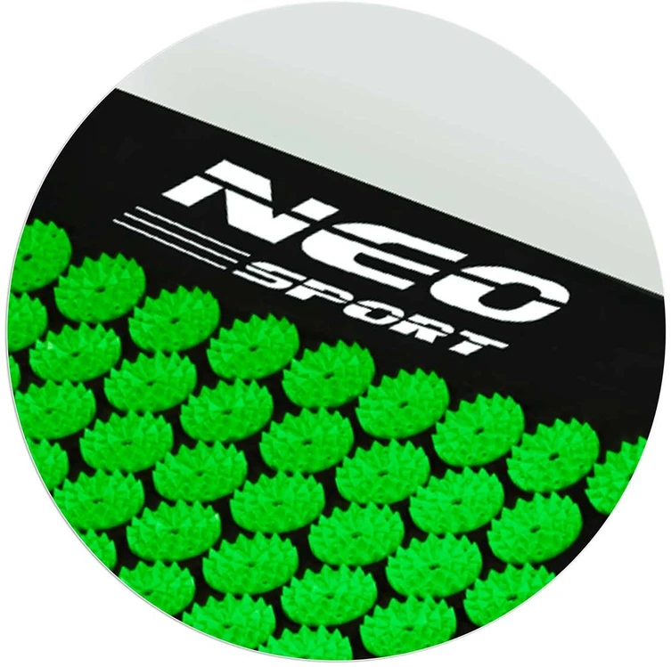 Akupresūros kilimėlis Neo-Sport NS-901 juodai žalias