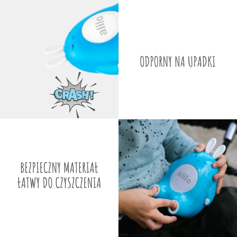 Alilo Happy Bunny P1 mėlyna - polska wersja językowa