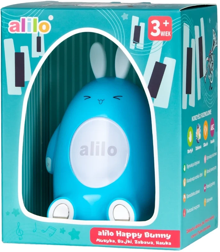 Alilo Happy Bunny P1 mėlyna - polska wersja językowa