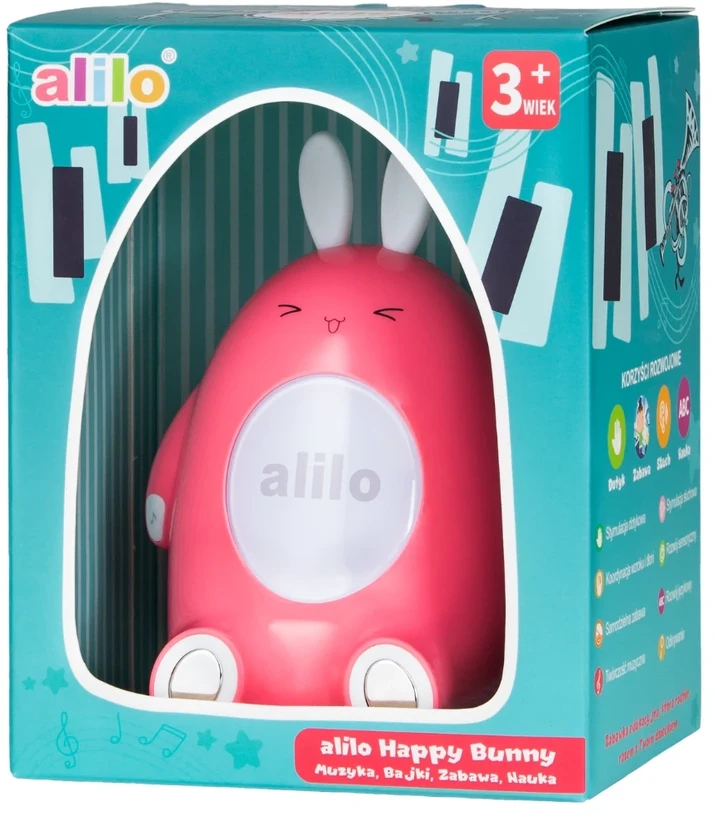 Alilo Happy Bunny P1 rožinė - polska wersja językowa