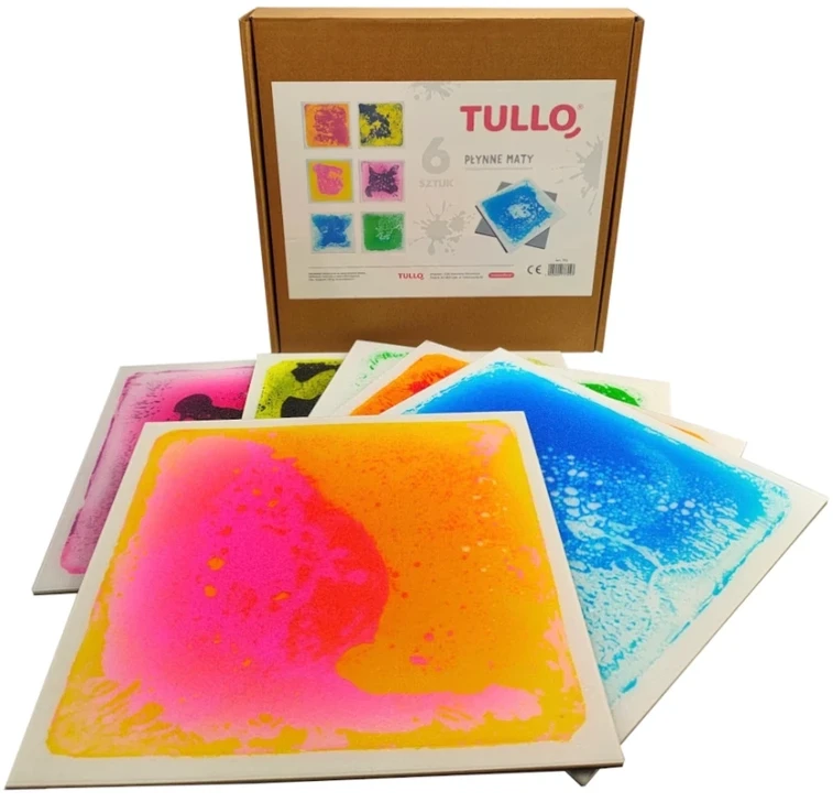 AM Tullo TULLO 702 Sensorinis kelias - sensorinės plokštelės su skysčiu 6 vnt.