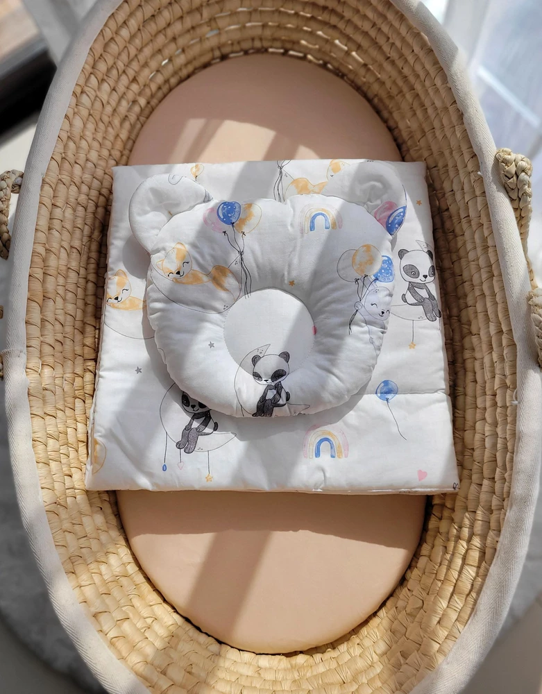 My Sweet Baby Antklodė su pagalvė kūdikiui 2 dalių komplektas, balionėliai