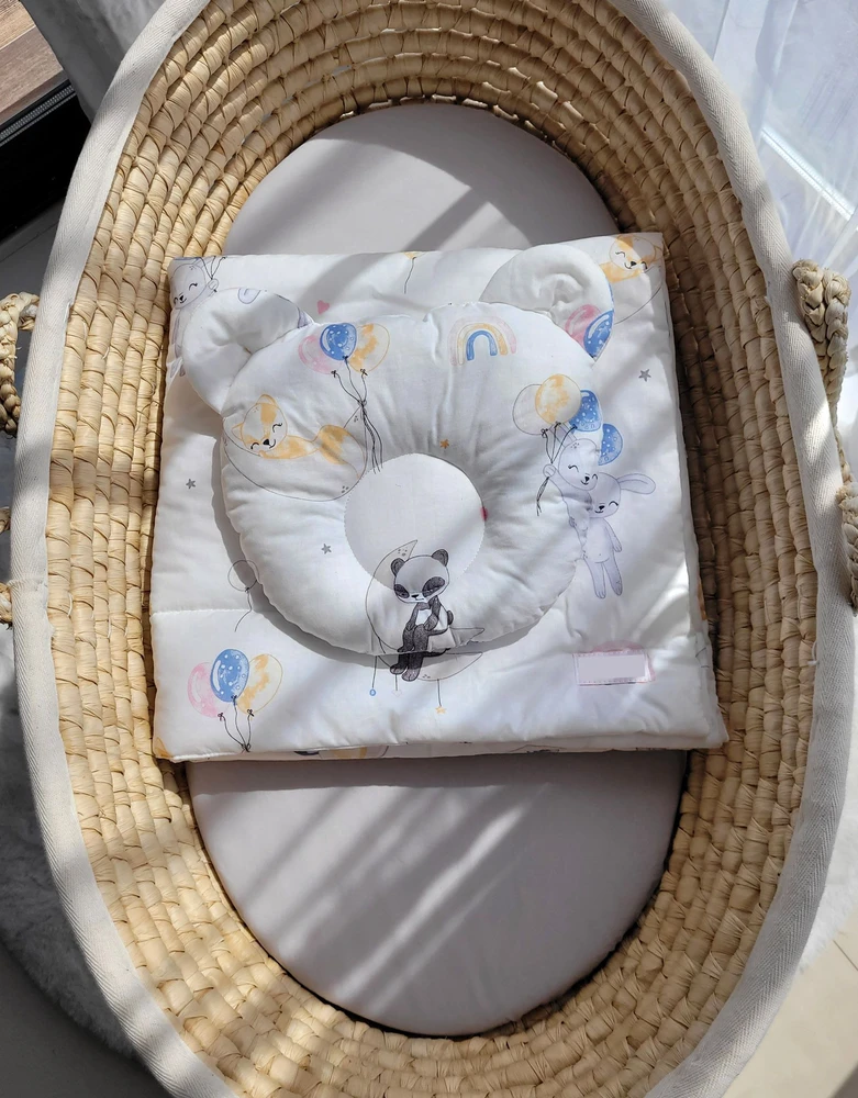 My Sweet Baby Antklodė su pagalvė kūdikiui 2 dalių komplektas, balionėliai