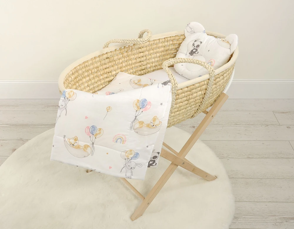 My Sweet Baby Antklodė su pagalvė kūdikiui 2 dalių komplektas, balionėliai