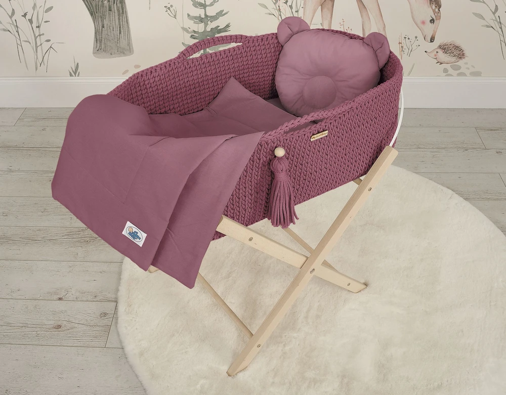 My Sweet Baby Antklodė su pagalvė kūdikiui, 2 dalių rinkinys, pastelinių violetinė